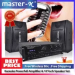 Karaoke Amplifier Speaker Set 【Flash Sales Promo】MASTER-K MALAYSIA BRAND Karaoke Amplifier Bluetooth Hifi System Wit